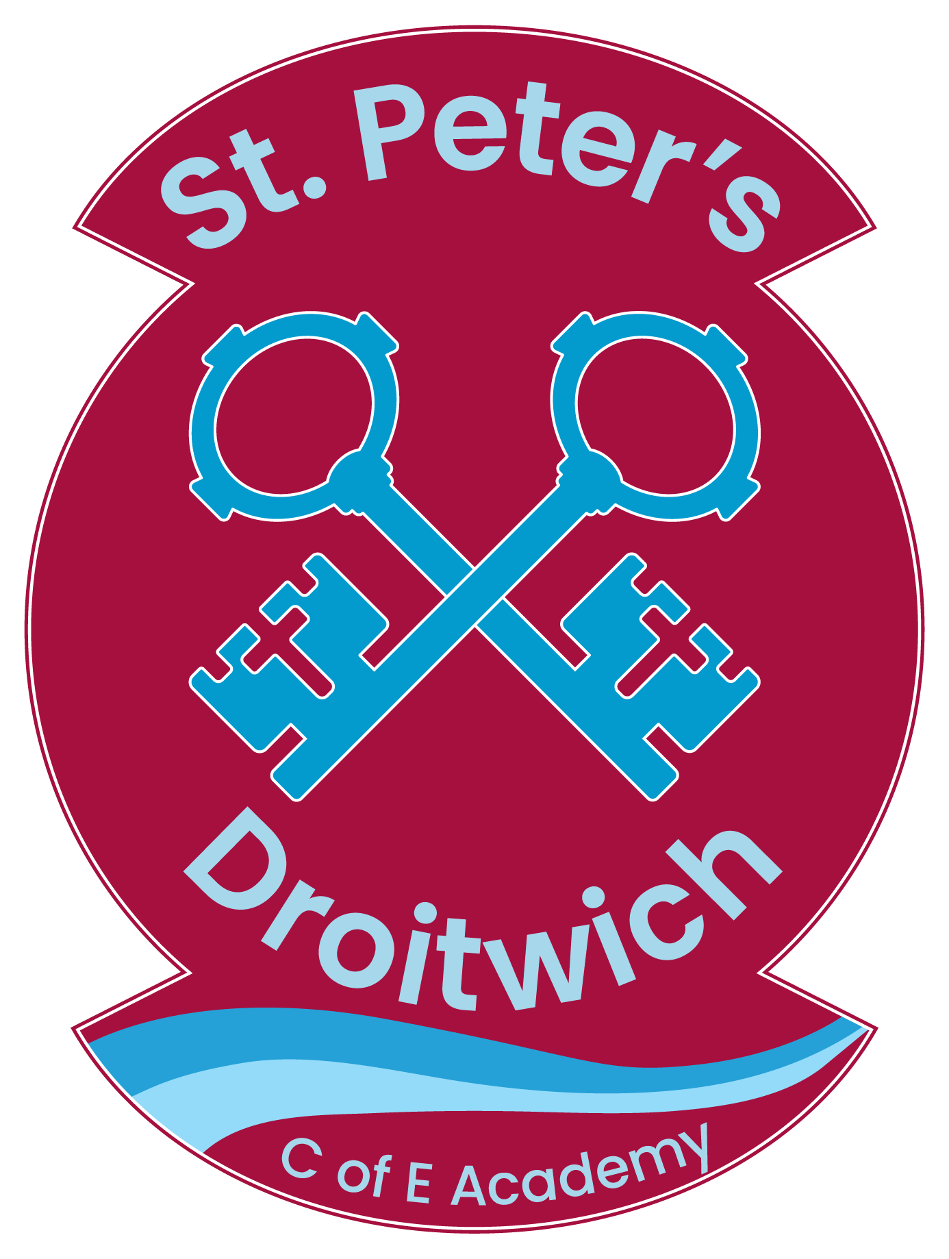 St Peter's Droitwich C of E Academy logo